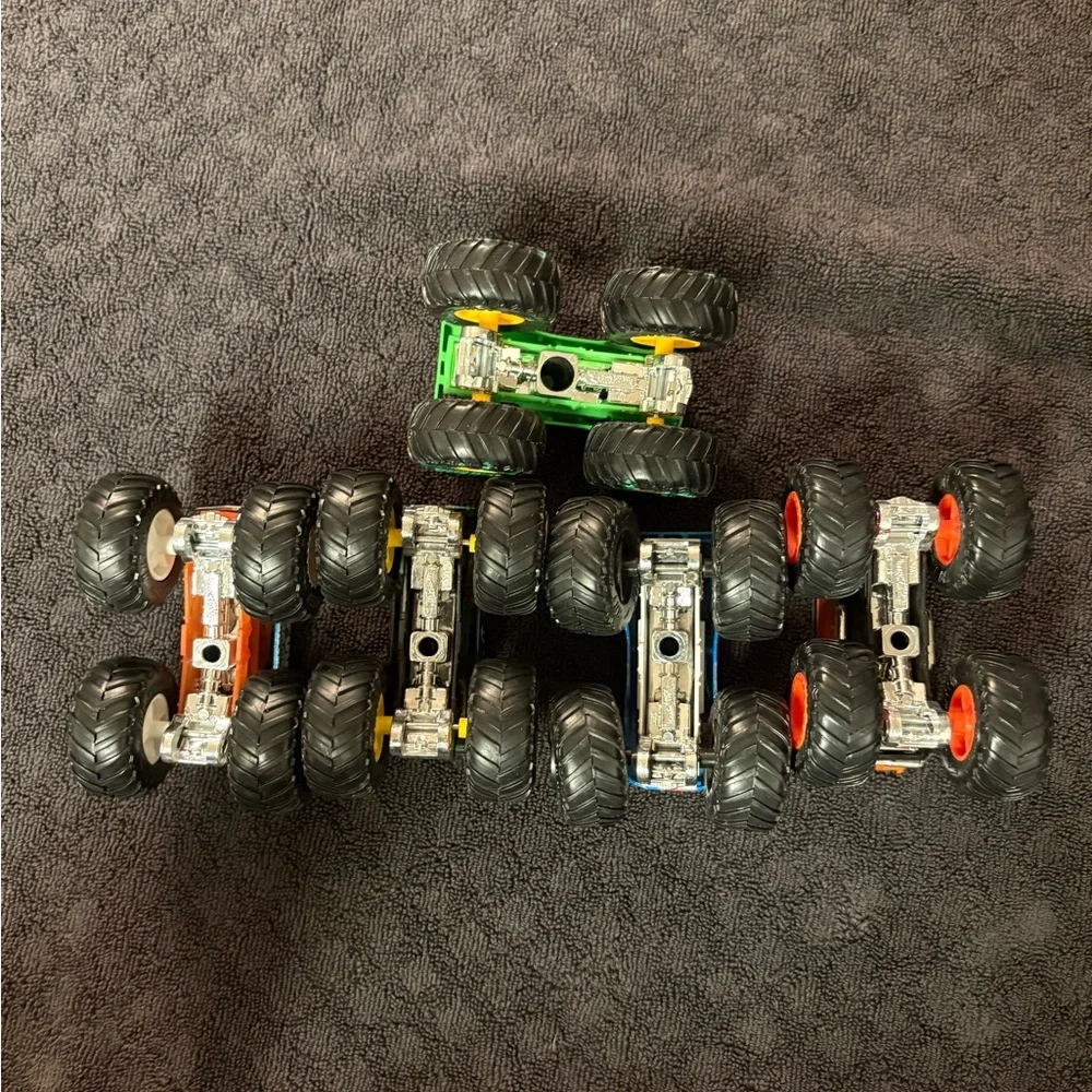 5 Hot Wheels Monster Truck Toy lot. Multicolors.